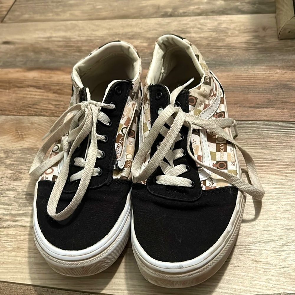 Vans sneakers worn a few times but outgrew fast.